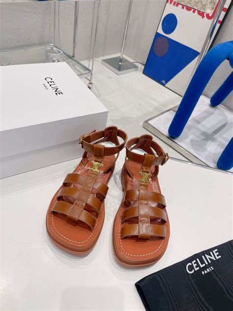 sandales triomphe celine|celine birkenstock sandals.